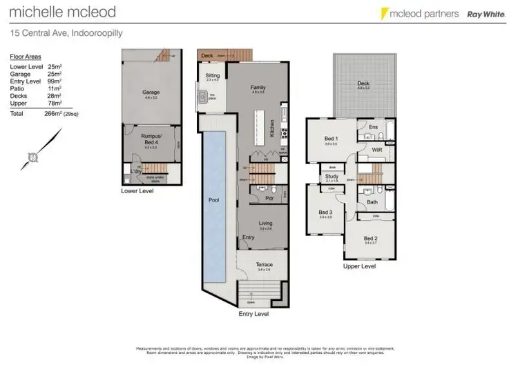 Floorplan of Homely house listing, 15 Central Avenue, Indooroopilly QLD 4068