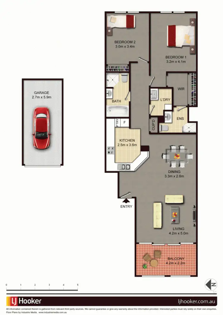 Floorplan of Homely unit listing, 18/5 Williams Parade, Dulwich Hill NSW 2203