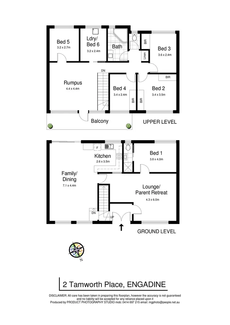 Floorplan of Homely house listing, 2 Tamworth Place, Engadine NSW 2233
