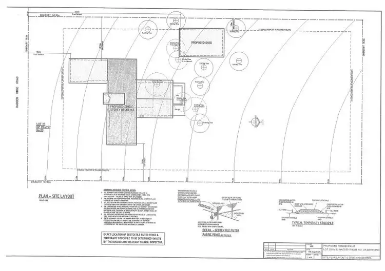 Floorplan of Homely land listing, 83 Hadden Ridge Road, Wilberforce NSW 2756