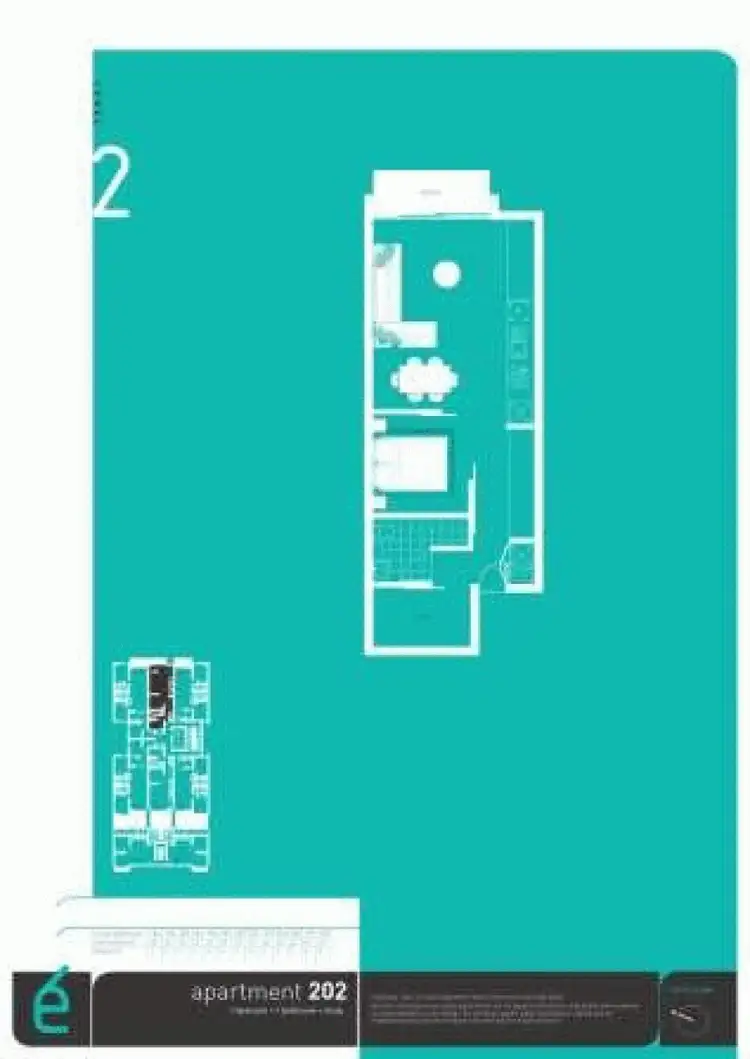 Floorplan of Homely apartment listing, 602/95 Berkeley Street, Melbourne VIC 3000