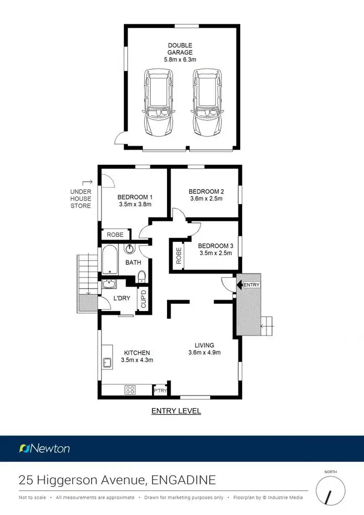 Floorplan of Homely house listing, 25 Higgerson Avenue, Engadine NSW 2233