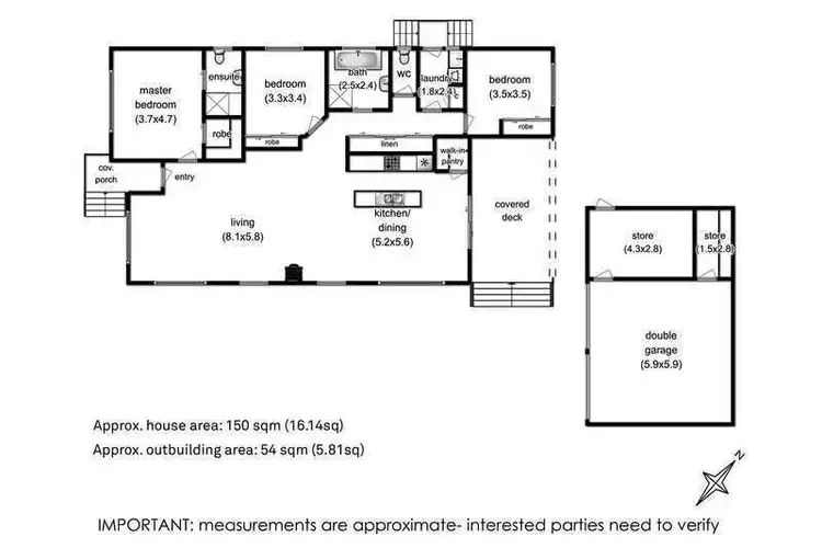 Floorplan of Homely house listing, 28 Thorpe Street, Cygnet TAS 7112