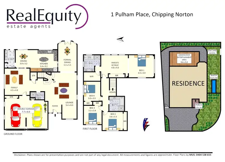 Floorplan of Homely house listing, 1 Pulham Place, Chipping Norton NSW 2170