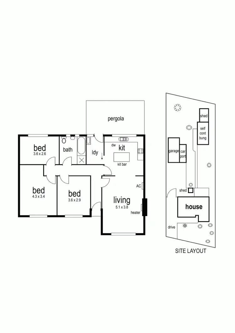 Floorplan of Homely house listing, 29 Myrtle Grove, Altona VIC 3018