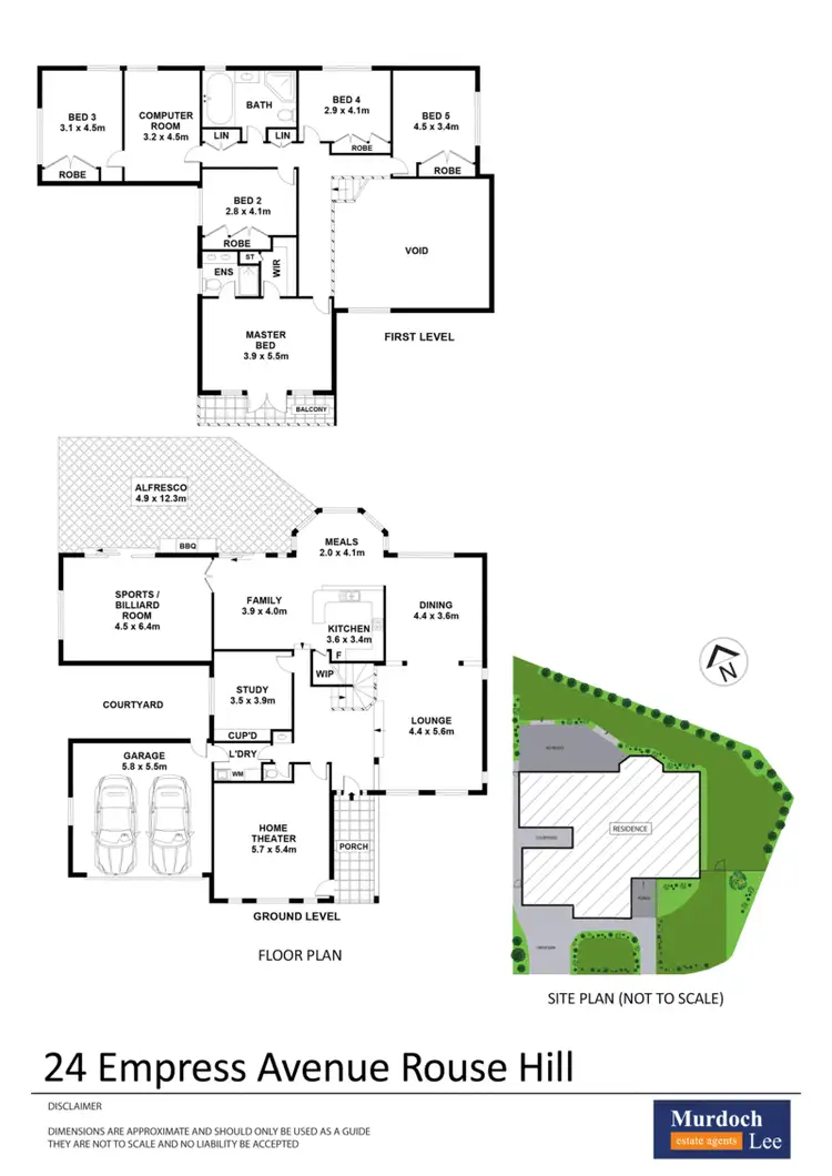 Floorplan of Homely house listing, 24 Empress Avenue, Rouse Hill NSW 2155
