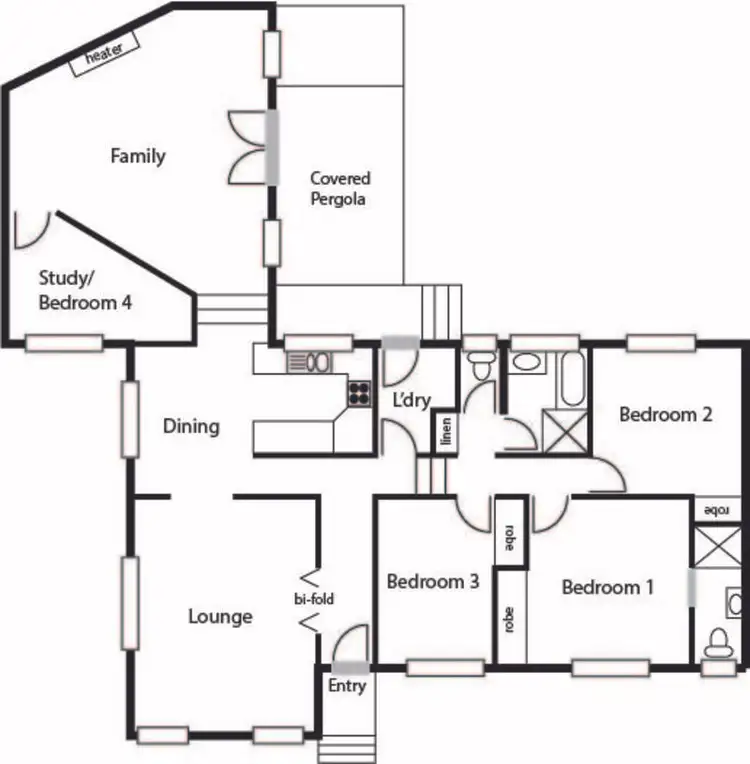 Floorplan of Homely house listing, 6 McCabe Crescent, Holt ACT 2615