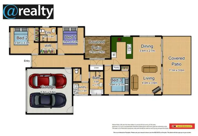 Floorplan of Homely house listing, 7 Roderick Street, Bentley Park QLD 4869
