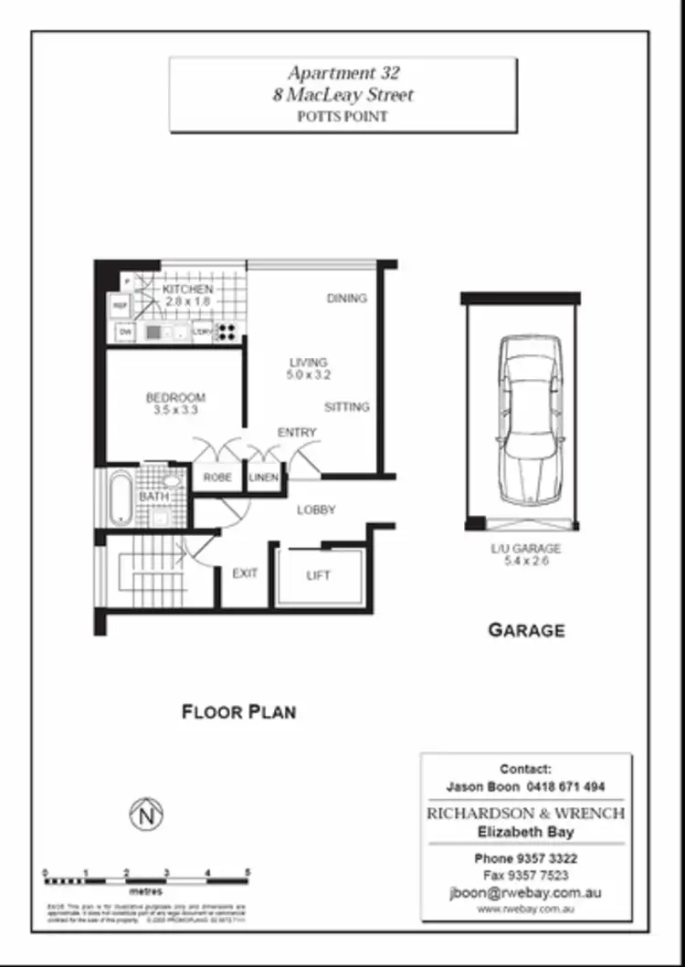 Floorplan of Homely apartment listing, 32/8 Macleay Street, Potts Point NSW 2011