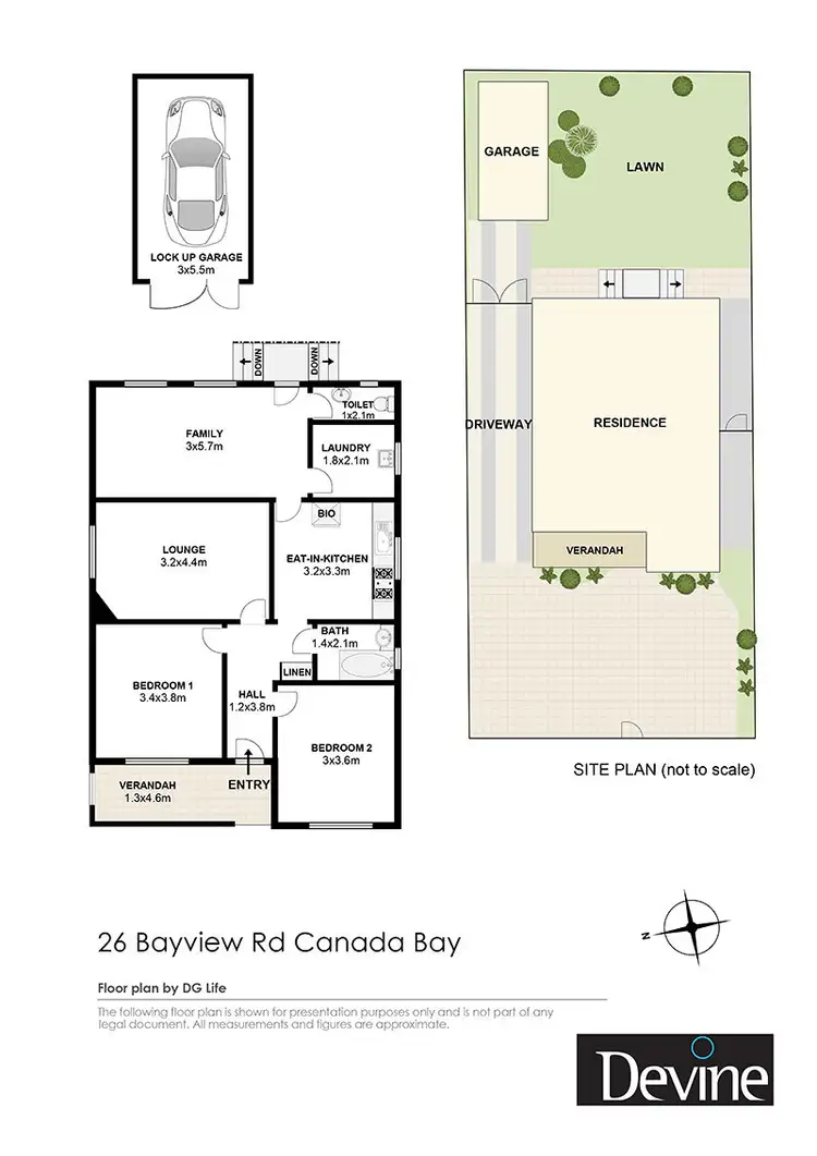 Floorplan of Homely house listing, 26 Bayview Road, Canada Bay NSW 2046