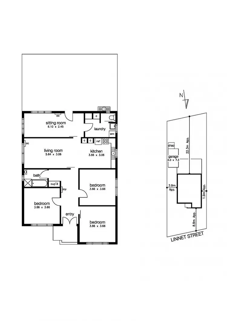 Floorplan of Homely house listing, 28 Linnet Street, Altona VIC 3018