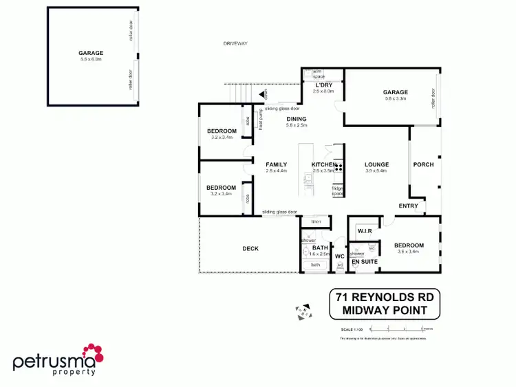 Floorplan of Homely house listing, 71 Reynolds Road, Midway Point TAS 7171
