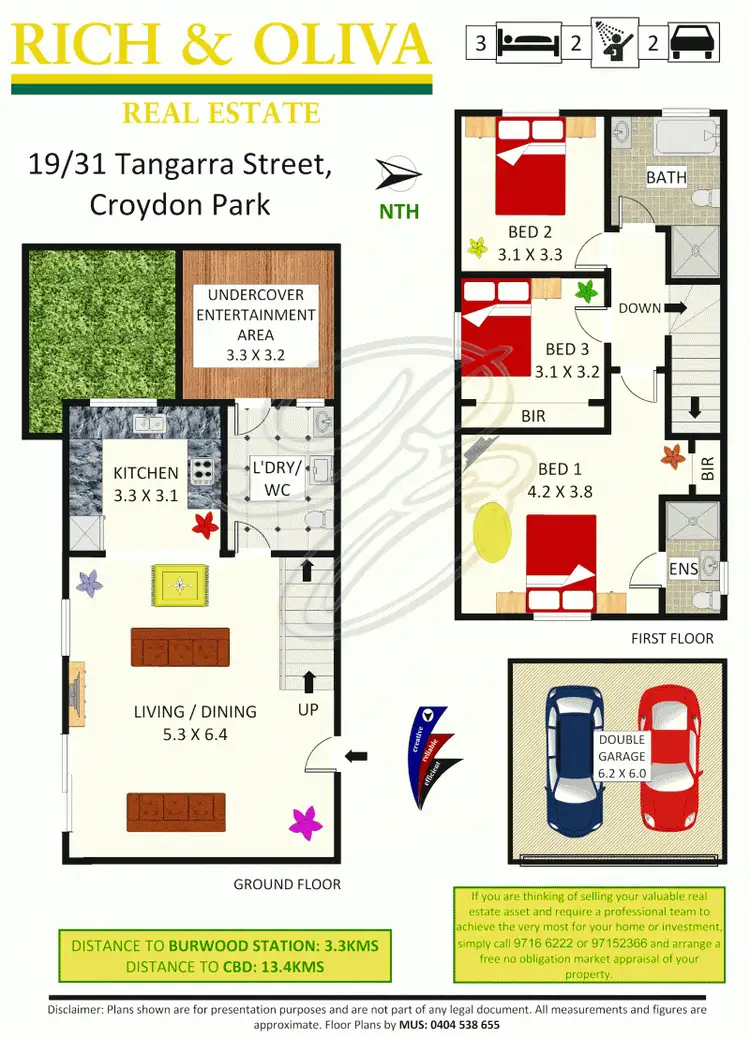 Floorplan of Homely townhouse listing, 19/31 Tangarra Street, Croydon Park NSW 2133