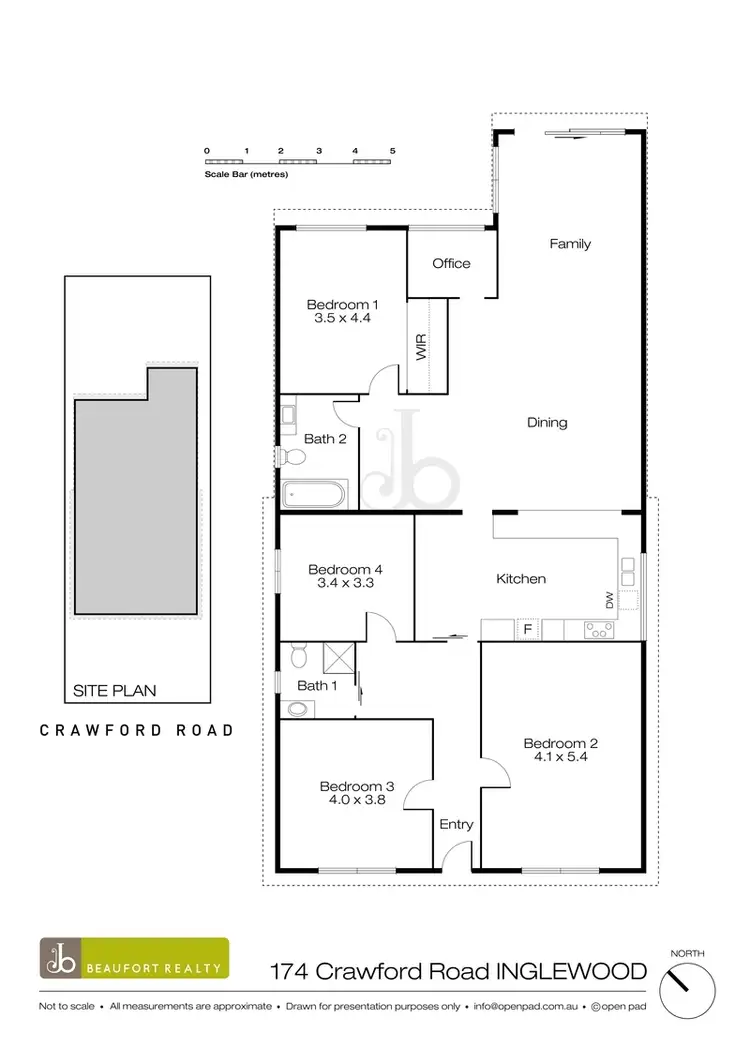 Floorplan of Homely house listing, 174 Crawford Road, Inglewood WA 6052