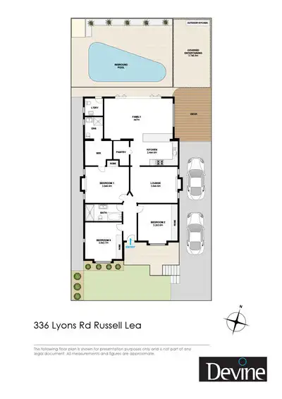 Floorplan of Homely house listing, 336 Lyons Road, Russell Lea NSW 2046