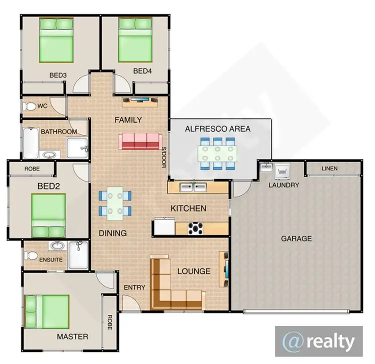 Floorplan of Homely house listing, 10 Broadway Court, Caboolture QLD 4510