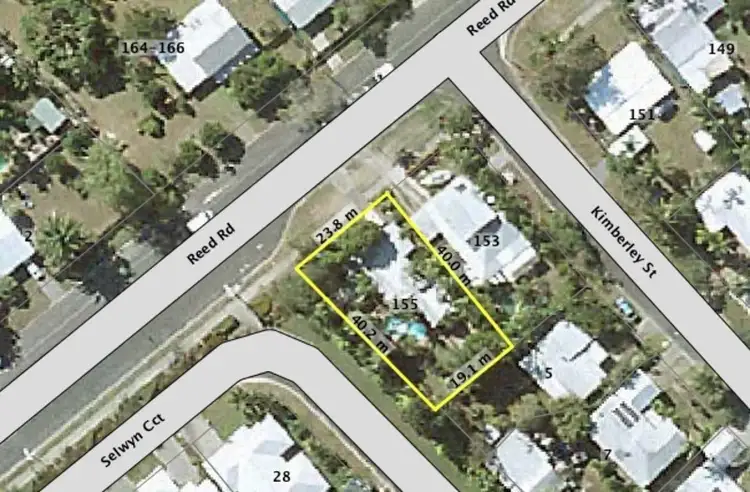 Floorplan of Homely house listing, 155 Reed Rd, Trinity Park QLD 4879
