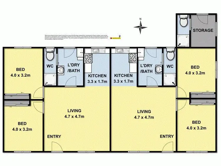 Floorplan of Homely block of units listing, Unit 2/11 Martin Street, Apollo Bay VIC 3233