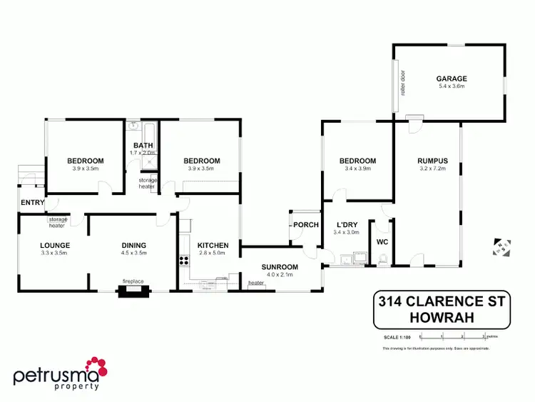 Floorplan of Homely house listing, 314 Clarence Street, Howrah TAS 7018