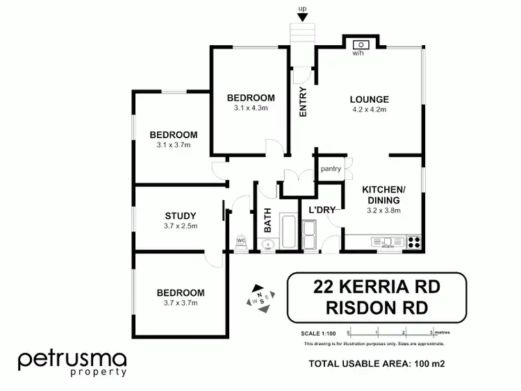 Floorplan of Homely house listing, 22 Kerria, Risdon Vale TAS 7016