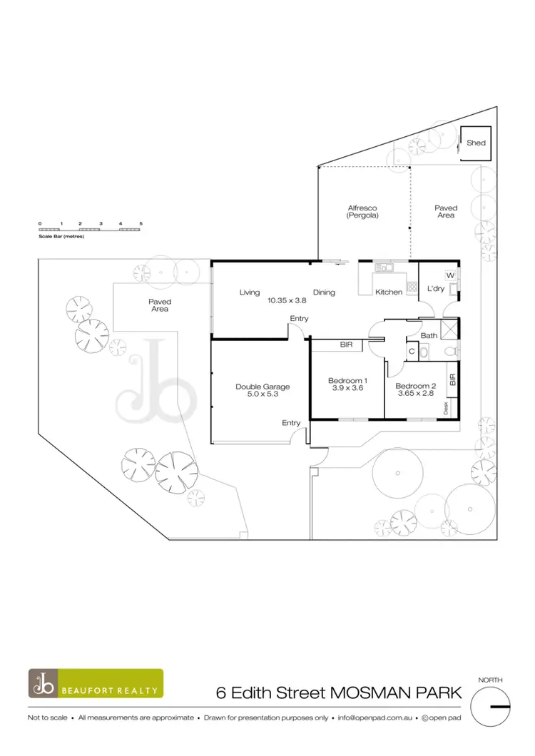 Floorplan of Homely house listing, 6 Edith Street, Mosman Park WA 6012