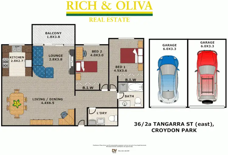 Floorplan of Homely apartment listing, 36/2A Tangarra Street East, Croydon Park NSW 2133