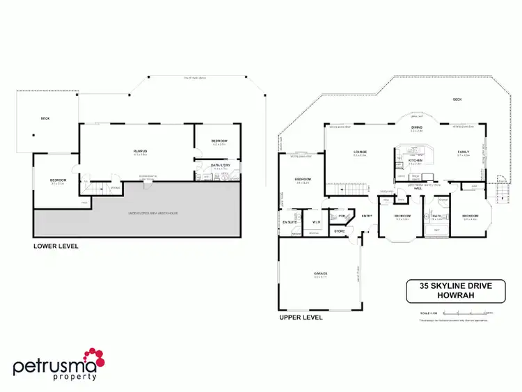 Floorplan of Homely house listing, 35 Skyline Drive, Howrah TAS 7018