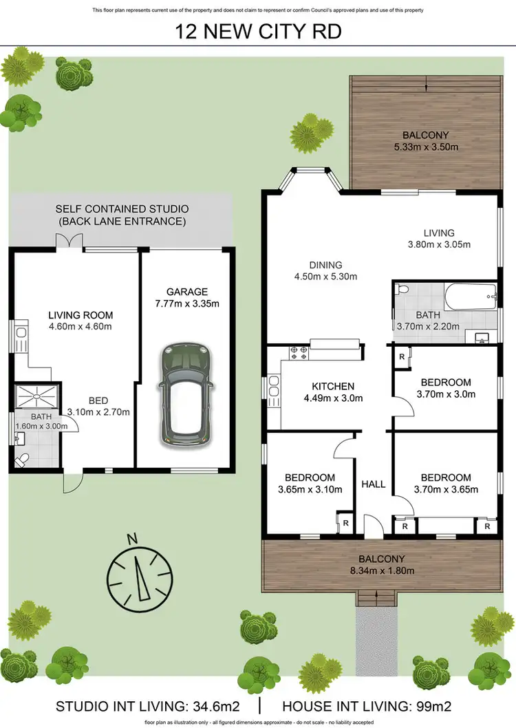 Floorplan of Homely house listing, 12 New City Road, Mullumbimby NSW 2482