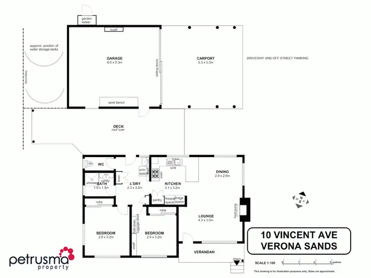 Floorplan of Homely house listing, 10 Vincent Avenue, Verona Sands TAS 7112