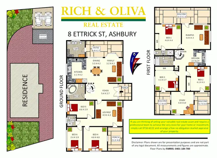 Floorplan of Homely house listing, 8 Ettrick Street, Ashbury NSW 2193