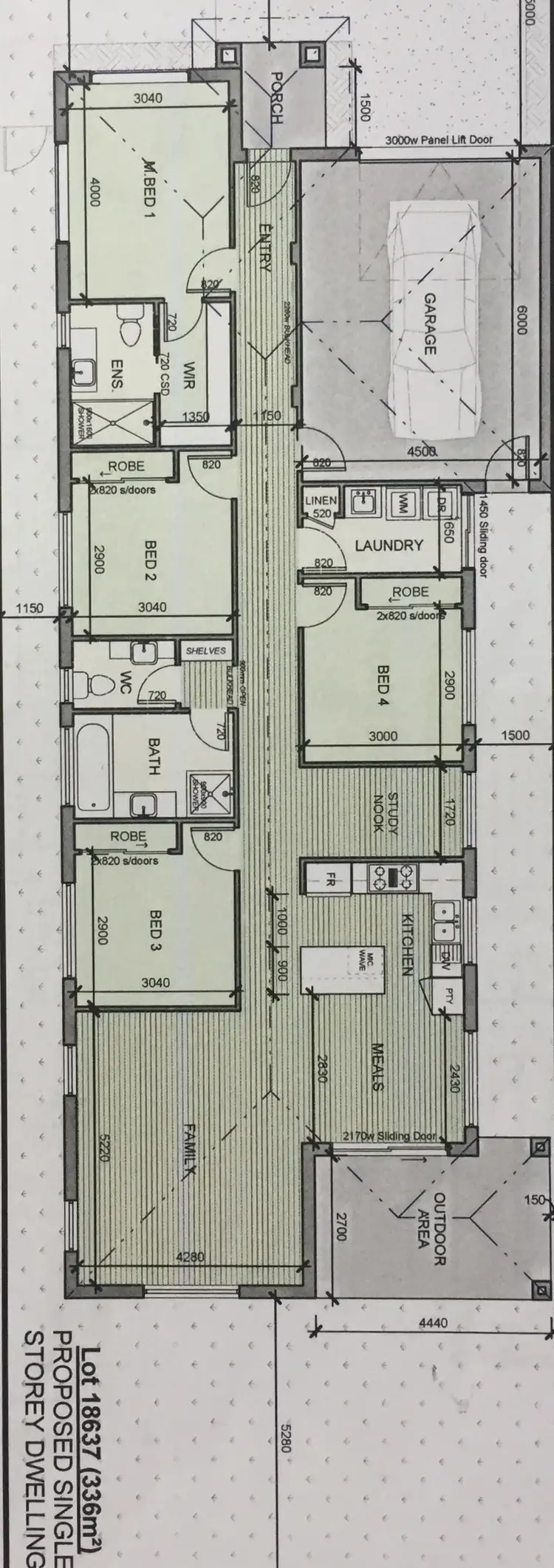Floorplan of Homely house listing, 13 Periwinkle Circuit, Craigieburn VIC 3064