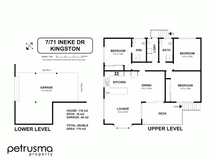 Floorplan of Homely house listing, 7/71 Ineke Drive, Kingston TAS 7050