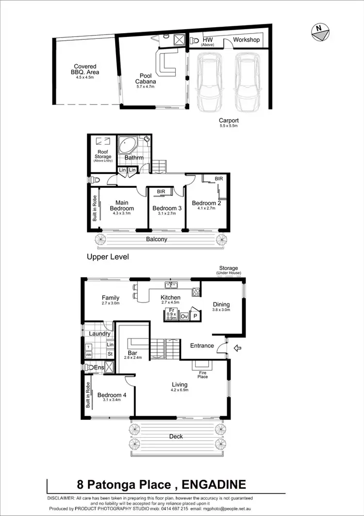 Floorplan of Homely house listing, 8 Patonga Place, Engadine NSW 2233