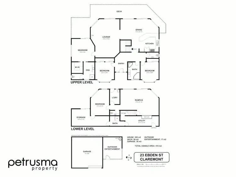 Floorplan of Homely house listing, 23 Ebden Street, Claremont TAS 7011