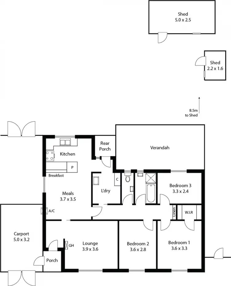 Floorplan of Homely house listing, 27 Jenkins Drive, Salisbury Park SA 5109