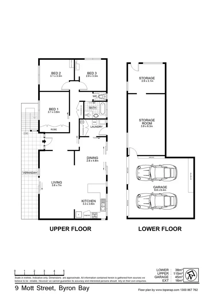 Floorplan of Homely house listing, 9 Mott Street, Byron Bay NSW 2481