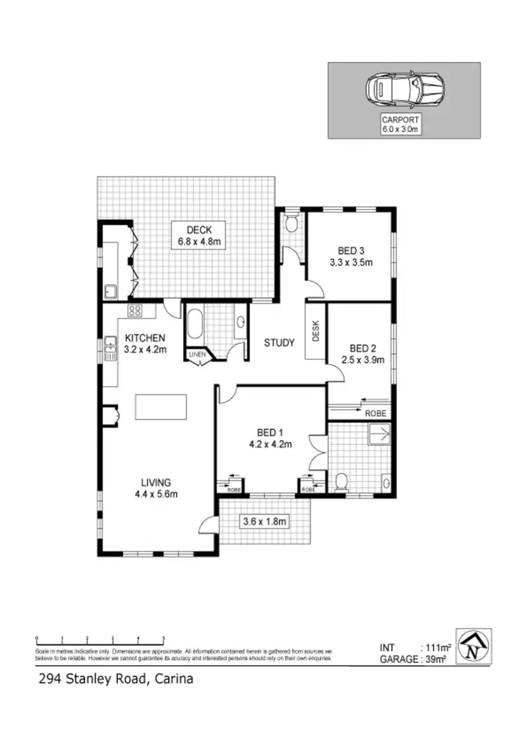 Floorplan of Homely house listing, 294 Stanley Road, Carina QLD 4152