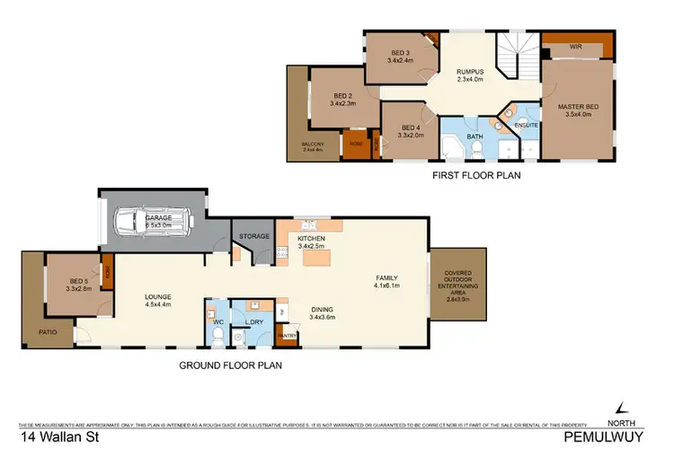 Floorplan of Homely house listing, 14 Wallan St, Pemulwuy NSW 2145