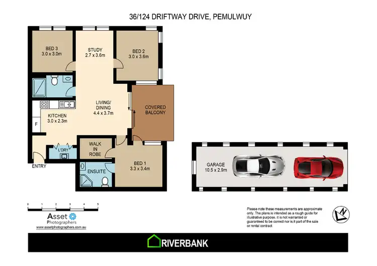 Floorplan of Homely unit listing, 36/124 Driftway Drive, Pemulwuy NSW 2145