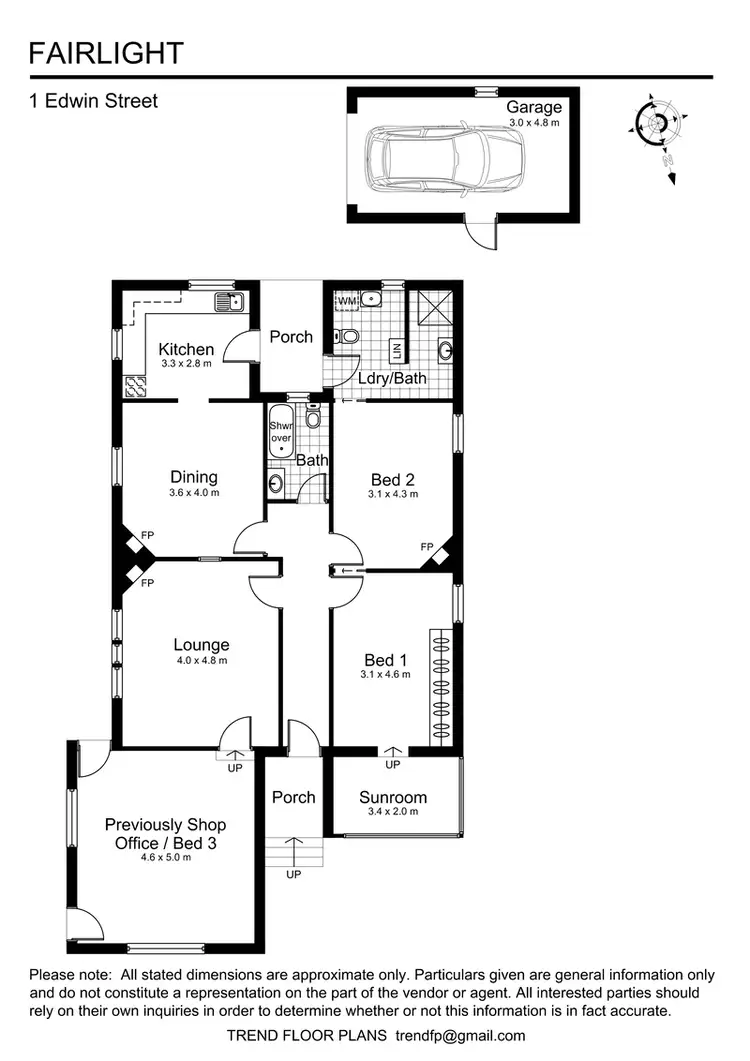 Floorplan of Homely house listing, 1 Edwin Street, Fairlight NSW 2094