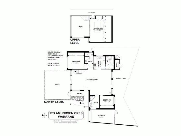 Floorplan of Homely house listing, 17D Amundsen Crescent, Warrane TAS 7018