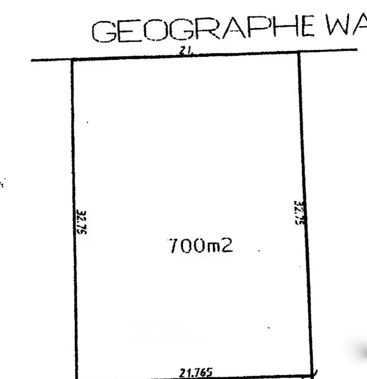 Floorplan of Homely land listing, 3 Geographe Way, Withers WA 6230