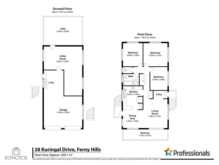 Floorplan of Homely house listing, 28 Kuringal Drive, Ferny Hills QLD 4055