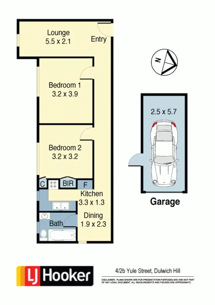 Floorplan of Homely apartment listing, 4/2 Yule Street, Dulwich Hill NSW 2203
