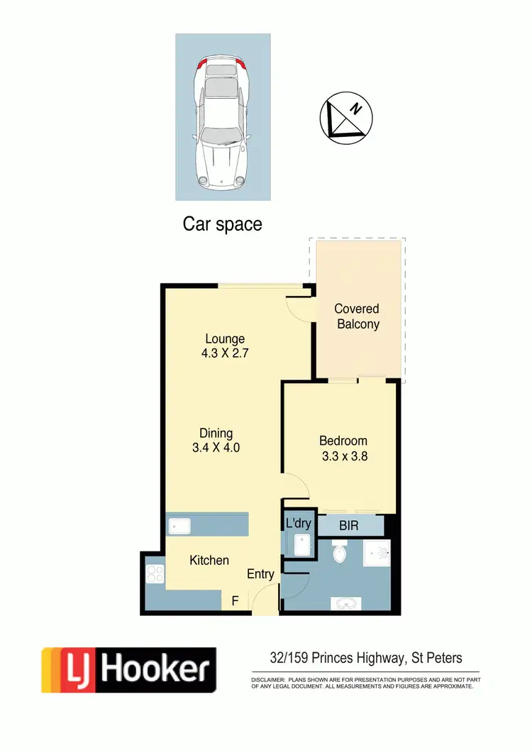 Floorplan of Homely apartment listing, 32/159 Princes Hwy, St Peters NSW 2044