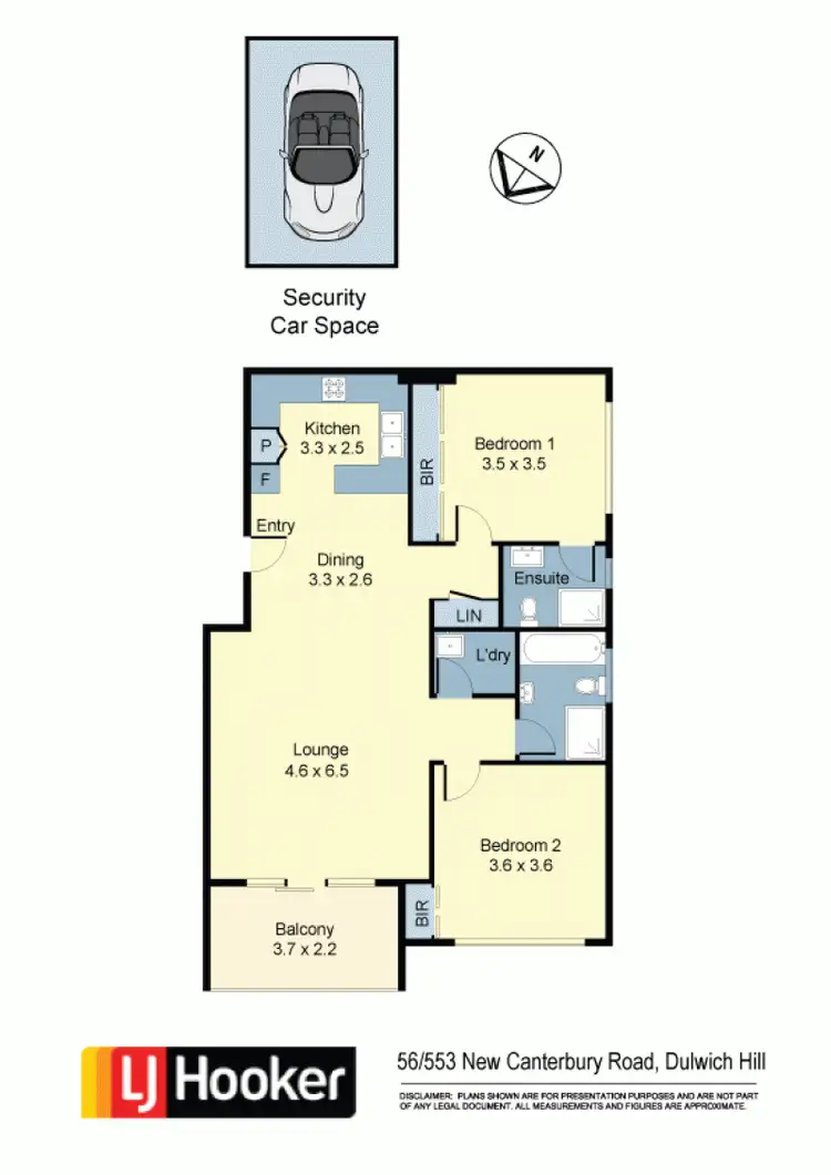 Floorplan of Homely apartment listing, 56/553 New Canterbury Road, Dulwich Hill NSW 2203