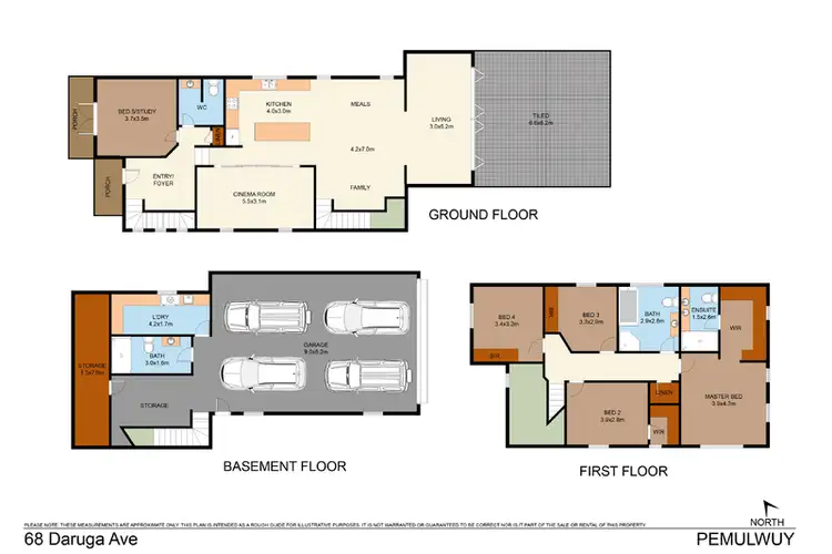 Floorplan of Homely house listing, 68 Daruga Ave, Pemulwuy NSW 2145