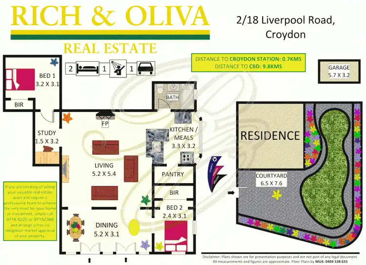 Floorplan of Homely apartment listing, 2/18 Liverpool Road, Croydon NSW 2132