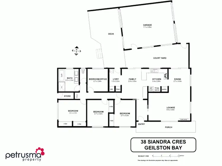 Floorplan of Homely house listing, 38 Siandra Cresent, Geilston Bay TAS 7015