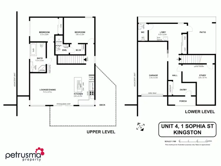 Floorplan of Homely townhouse listing, 4/1 Sophia Street, Kingston TAS 7050